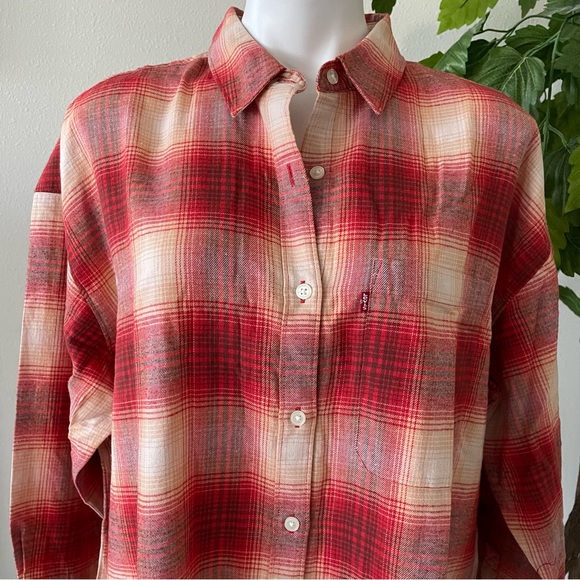 Levi’s Women’s HENRI FLANNEL SHIRT - Picture 5 of 16